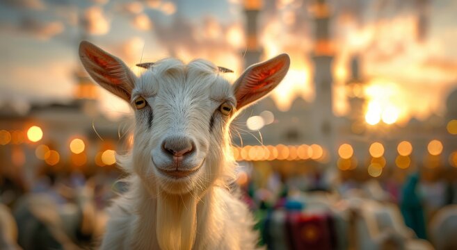 Goat Qurban Genrated with Ai Tools