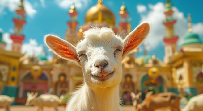 Goat Qurban Genrated with Ai Tools