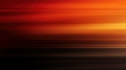 An artistic composition featuring red and orange hues with linear patterns creating a dynamic...