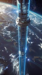 Space elevator to the stars, engineering marvel