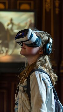 Virtual reality history museum, immersive past experiences