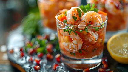 Shrimp Cocktail on Decorated