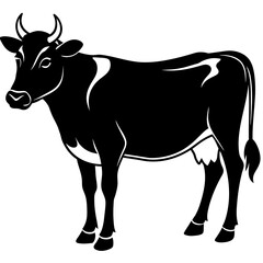     cow vector illustration
