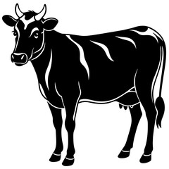 Fototapeta premium cow vector illustration 