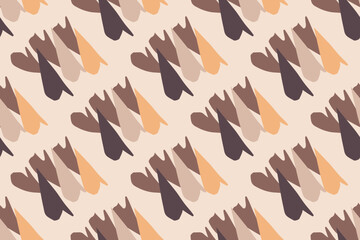Vector Seamless Abstarct Pattern with brush effect
