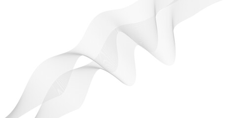 Abstract wave element for design. Digital frequency track equalizer. Stylized line art background. Elegant abstract smooth swoosh speed gray wave modern stream background. Vector illustration