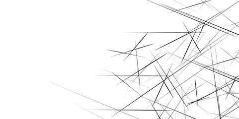 Abstract banner with an asymmetric texture. random chaotic lines of modern design. illustration isolated on white background