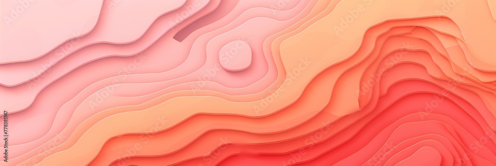 Fototapete abstract wavy pattern created using computer graphics