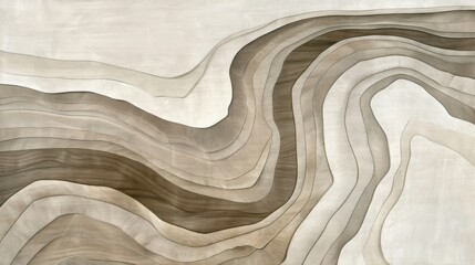Abstract wood design featuring intricate patterns against a clean white background