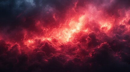 Fototapeta premium Crimson Clouds