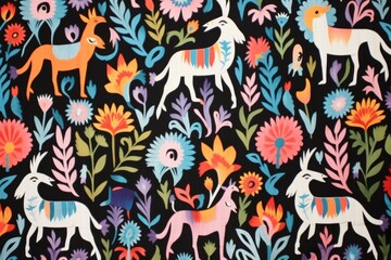 Fototapeta premium Otomi Embroider