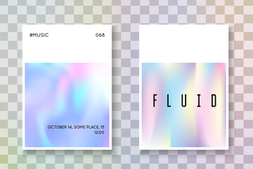 Fototapeta premium Geometry Texture. Purple Holograph Flyer. Chrome Concept. Minimalist Background. Hologram Fluid. Business 90s Brochure. Memphis Banner. Blue Geometry Texture