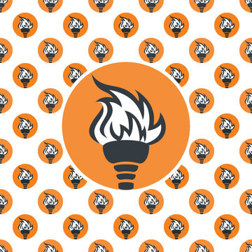 Uddhav Balasaheb Tthackeray Shivsena logo. Torch bearer. Called "Mashal" in marathi. Symbol of revolution. Symbol of Hindu.