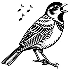 Obraz premium songbird vector design 