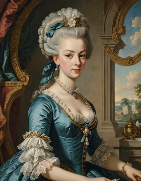 Marie Antoinette of Autria 1755-1793, queen of France	