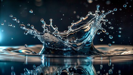 splash of water