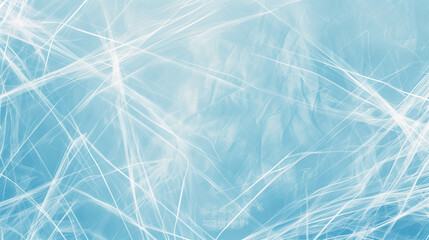 Abstract blue background with white lines, copy space