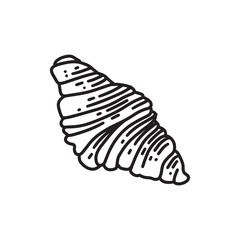 Outline Handdrawn Mexican cuisine illustration Line Art Cartoon