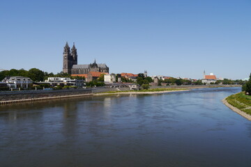 Dom an der Elbe in Magdeburg