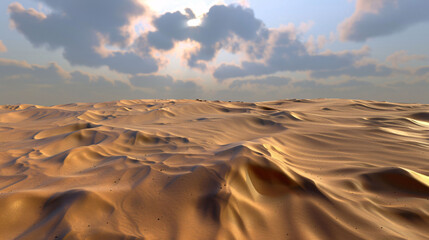 Fototapeta na wymiar Golden Dune Tranquility