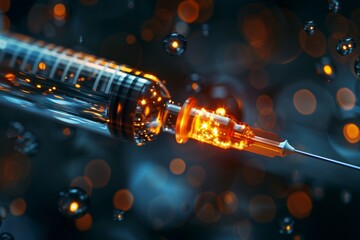 Revolutionizing Patient Care with Sterile Injection Techniques: Insights into the Role of Needles in Public Health and Safety Measures - obrazy, fototapety, plakaty