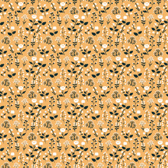 Seamless  flower vector pattern , wonderful floral patterns