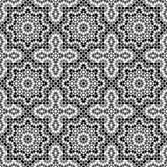 Seamless geometric ornament based on traditional arabic art. Moroccan mosaic Girih style.	
