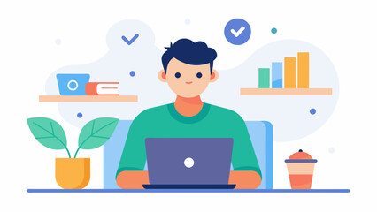 filansing worker vector illustration