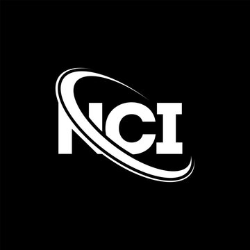 NCI logo. NCI letter. NCI letter logo design. Initials NCI logo linked with circle and uppercase monogram logo. NCI typography for technology, business and real estate brand.