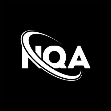 NQA logo. NQA letter. NQA letter logo design. Initials NQA logo linked with circle and uppercase monogram logo. NQA typography for technology, business and real estate brand.