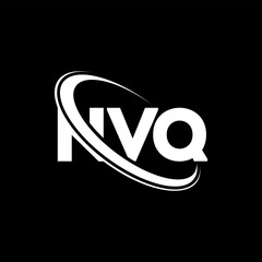 NVQ logo. NVQ letter. NVQ letter logo design. Initials NVQ logo linked with circle and uppercase monogram logo. NVQ typography for technology, business and real estate brand.