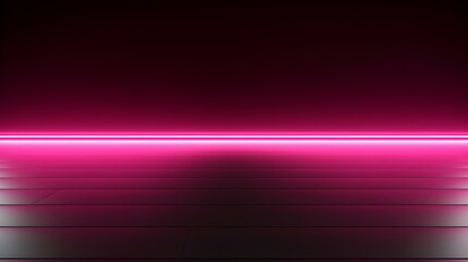 Abstract hot pink Neon Light Showroom for Product Presentation