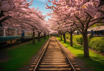 Fototapeta premium spring in the city