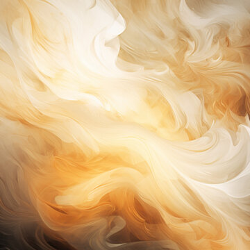 abstract orange background with smoke