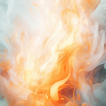 abstract background with fire