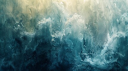 Pastel Waterfall: Abstract Flow. - obrazy, fototapety, plakaty