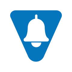 Initial Cowbell Logo combine with letter V vector template