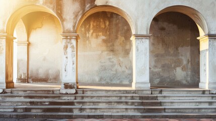 Old Building Featuring Multiple Arches