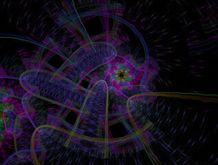 Imaginatory fractal abstract background Image