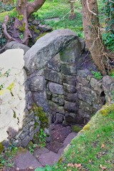 old stone steps in Heysham