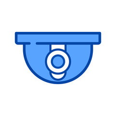 surveillance camera icon design vector template