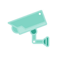 surveillance camera icon design vector template