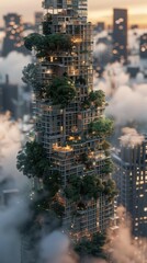 Sulphurous Mystery: An Urban Condominium's Enigmatic Allure in 3D