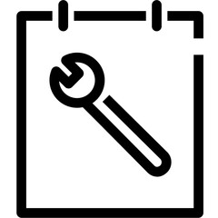 Customer service black outline icon pack