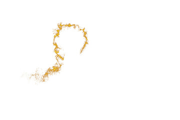 Fairy Gold Dust, Fairy Gold Glowing Dust Tale, Magic Abstract Background, Magic Dust, Golden Glitter Heart, Golden Transparent Background