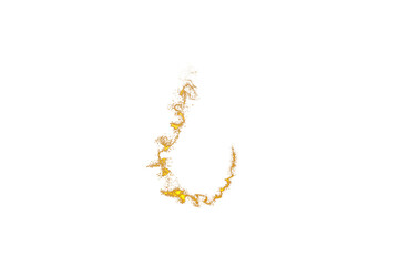 Fairy Gold Dust, Fairy Gold Glowing Dust Tale, Magic Abstract Background, Magic Dust, Golden Glitter Heart, Golden Transparent Background