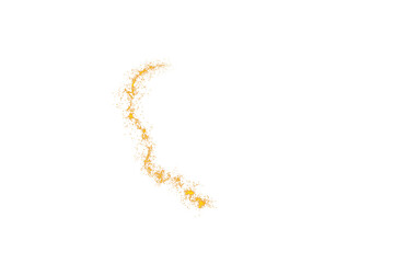 Fairy Gold Dust, Fairy Gold Glowing Dust Tale, Magic Abstract Background, Magic Dust, Golden Glitter Heart, Golden Transparent Background