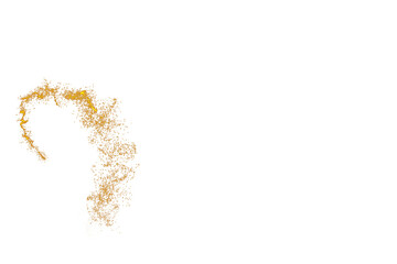 Fairy Gold Dust, Fairy Gold Glowing Dust Tale, Magic Abstract Background, Magic Dust, Golden Glitter Heart, Golden Transparent Background