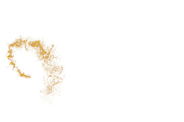 Fairy Gold Dust, Fairy Gold Glowing Dust Tale, Magic Abstract Background, Magic Dust, Golden Glitter Heart, Golden Transparent Background