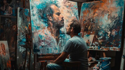 Brushstrokes of Brilliance: A Portrait of the Artist's Creative Journey